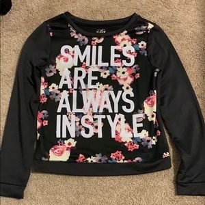 Dark grey sweatshirt